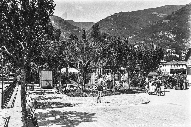 Cernobbio il lido negli anni 40 - foto vasconi